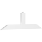 Ekena Millwork Portland Architectural Grade PVC Gable Bracket, 48"W x 14"H x 2"D x 4"F, 7/12 Pitch GBP048X14X0204POR00 - alternate 1